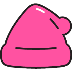 Hat Icon from Stickies Colors Set