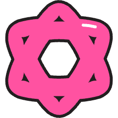 Judaism Icon from Stickies Colors Set