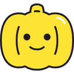 Pumpkin Icon from Stickies Colors Set