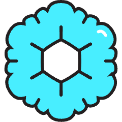 Snow Icon from Stickies Colors Set