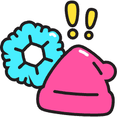 Snowing Notification Icon from Stickies Colors Set