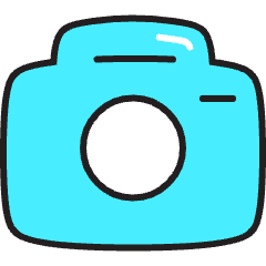 Camera Icon from Stickies Colors Set