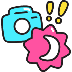 Camera Light Mode Icon from Stickies Colors Set