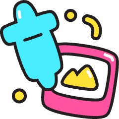 Color Picking Icon from Stickies Colors Set