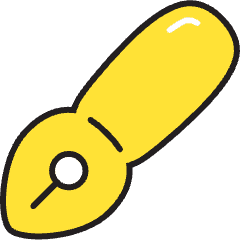 Pen Icon from Stickies Colors Set