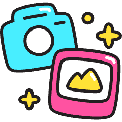 Photography Icon from Stickies Colors Set
