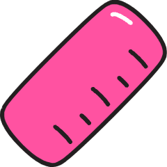 Ruler Icon from Stickies Colors Set