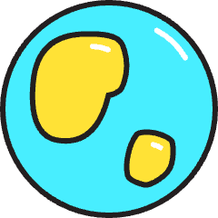 Globe 1 Icon from Stickies Colors Set