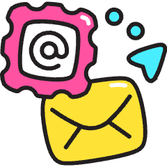 E Mail Sent Icon from Stickies Colors Set