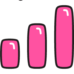 Full Signal Icon from Stickies Colors Set