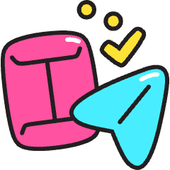 Mail Sent Icon from Stickies Colors Set