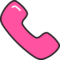 Phone Icon from Stickies Colors Set