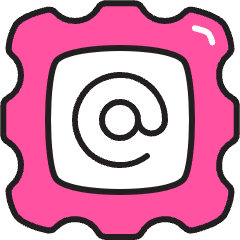 Stamp Icon from Stickies Colors Set