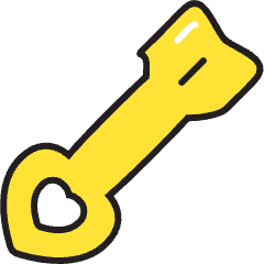 Cupid Arrow Icon from Stickies Colors Set