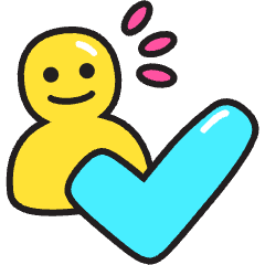 Account Valiadtion Icon from Stickies Colors Set