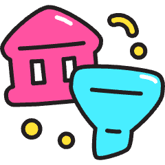 Bank Statement Filter Icon from Stickies Colors Set