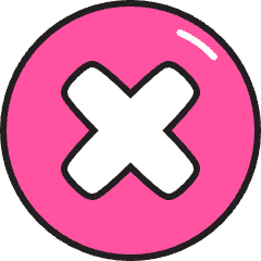 Cancel 2 Icon from Stickies Colors Set