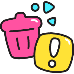 Delete Alert Icon from Stickies Colors Set