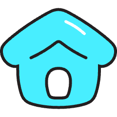 Home Icon from Stickies Colors Set