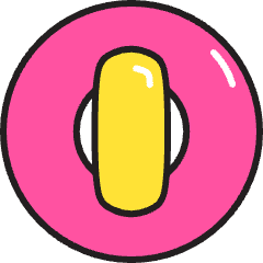 On Off 2 Icon from Stickies Colors Set