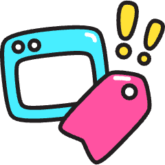 Page Bookmark Icon from Stickies Colors Set