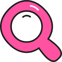 Search Icon from Stickies Colors Set