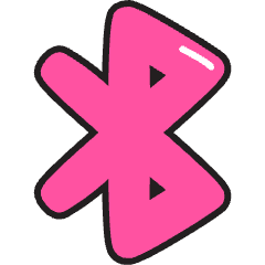 Bluetooth Icon from Stickies Colors Set