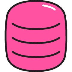 Database Icon from Stickies Colors Set