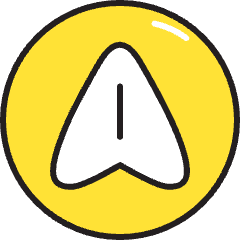 Compass 2 Icon from Stickies Colors Set