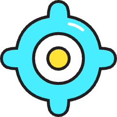 Location Icon from Stickies Colors Set