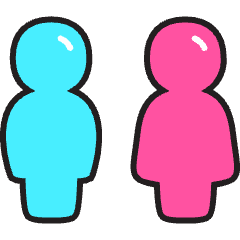 Toilet 1 Icon from Stickies Colors Set