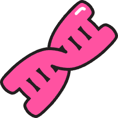 Dna Icon from Stickies Colors Set