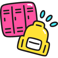 School Locker Icon from Stickies Colors Set