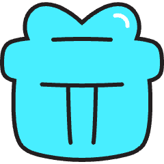 Gift Icon from Stickies Colors Set