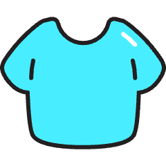Product Cloth Icon from Stickies Colors Set