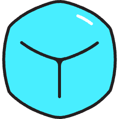 3d Icon from Stickies Colors Set