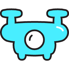 Drone Icon from Stickies Colors Set