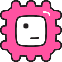 Microchip Icon from Stickies Colors Set