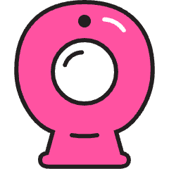 Webcam Icon from Stickies Colors Set