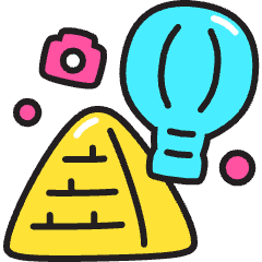 Balloon Tour Icon from Stickies Colors Set