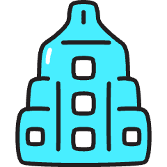 Empire State Icon from Stickies Colors Set