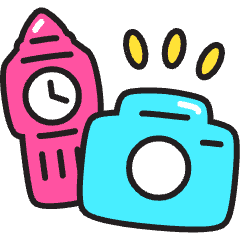 London Tour Icon from Stickies Colors Set