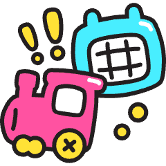 Train Booking Date Icon from Stickies Colors Set