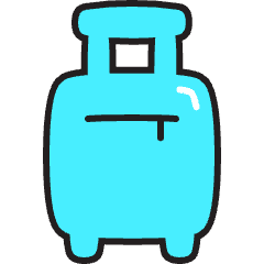 Luggage 1 Icon from Stickies Colors Set