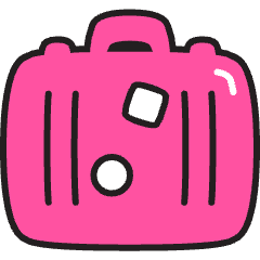 Luggage 2 Icon from Stickies Colors Set