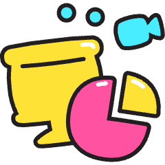 Video Presentation Icon from Stickies Colors Set