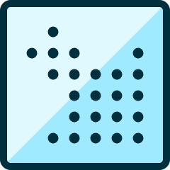 Arrow Dot Corner Down Right Icon from Ultimate Duotone Set