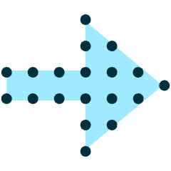 Arrow Dot Right 1 Icon from Ultimate Duotone Set