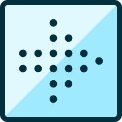 Arrow Dot Right Icon from Ultimate Duotone Set