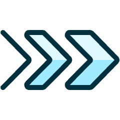 Arrow Double Right 1 Icon from Ultimate Duotone Set